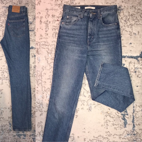 LEVI’S ✨70’s✨ slim straight leg - high rise jeans - Picture 5 of 5
